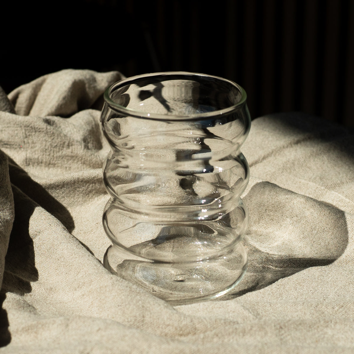 Iced Coffee Glas "Curl"