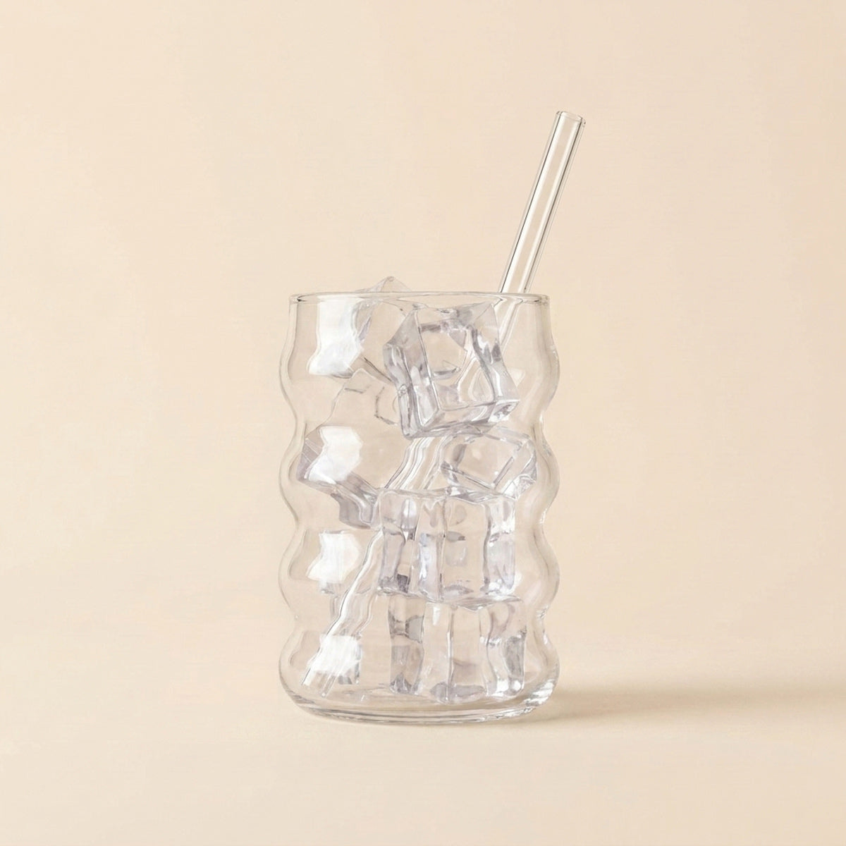 Iced Coffee Glas "Curl"