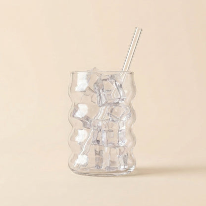 Iced Coffee Glas "Curl"