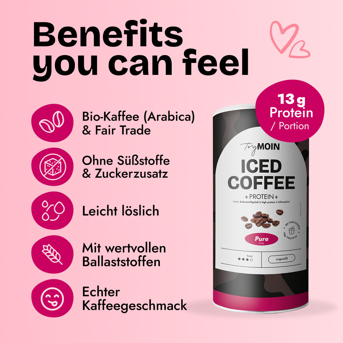 Iced Protein Coffee Probierset
